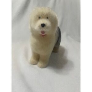 Vintage Battat Dog Old English Sheepdog Realistic